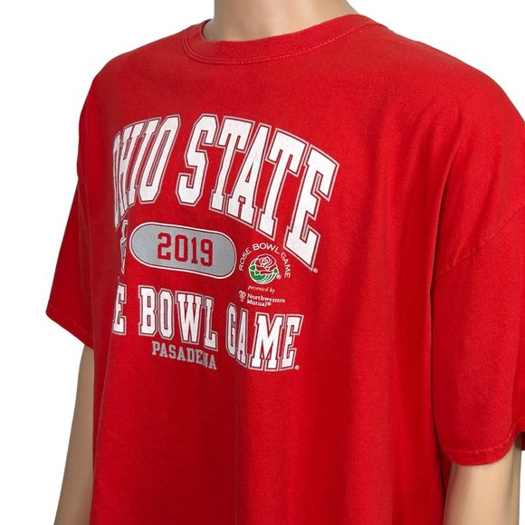 Blue 84 Ohio State Buckeyes 2019 Rose Bowl Game Pasadena Mens‎ XXXL T-Shirt - Picture 6 of 11